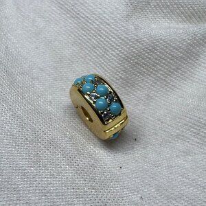 Pandora Aqua Blue Clip Charm